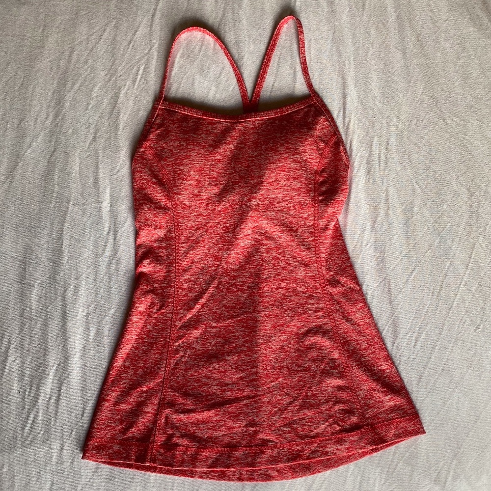 Pink Under Armor workout top